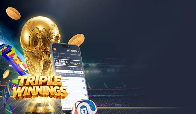 THƯỞNG NHÂN BA CÙNG WORLD CUP