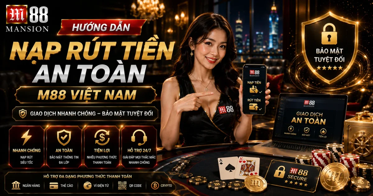 Hướng Dẫn Nạp Rút Tiền An Toàn M88 Việt Nam