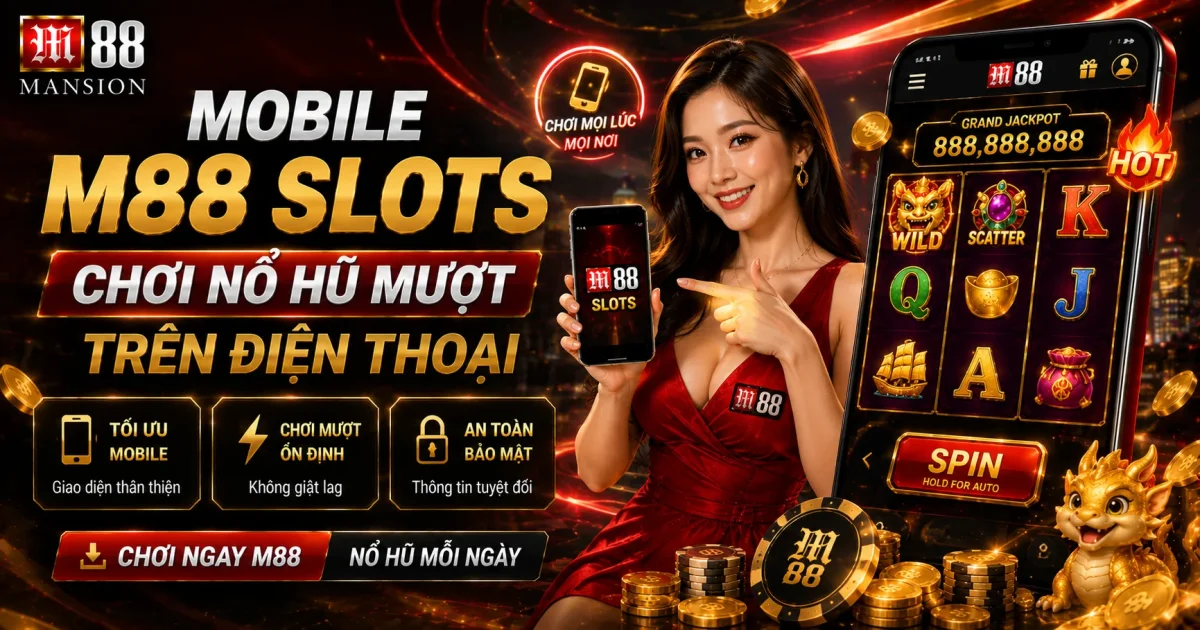 Mobile M88 Slots: Chơi Nổ Hũ Mượt Trên Điện Thoại