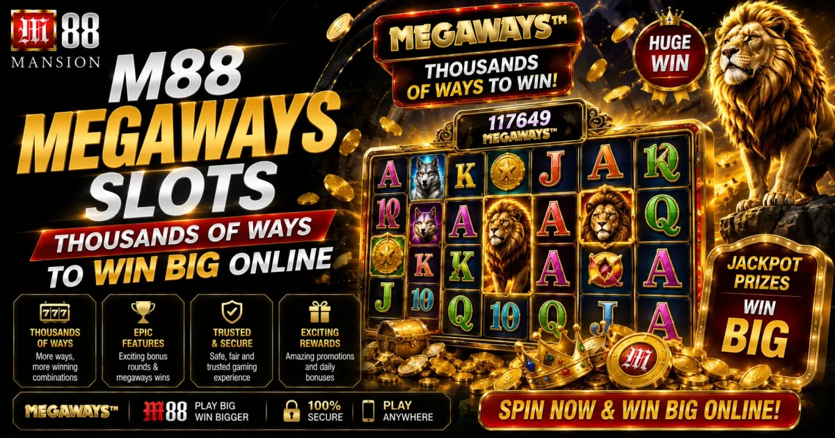 M88 Megaways Slots: Thousands of Ways to Win Big Online