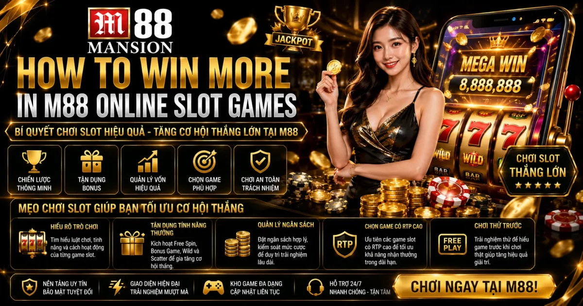 Cách Tối Ưu Trải Nghiệm Slot M88 Hiệu Quả Hơn 2026