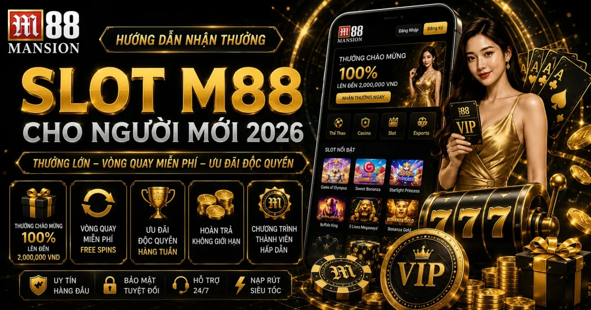 Hướng Dẫn Nhận Thưởng Slot M88 Cho Người Mới 2026