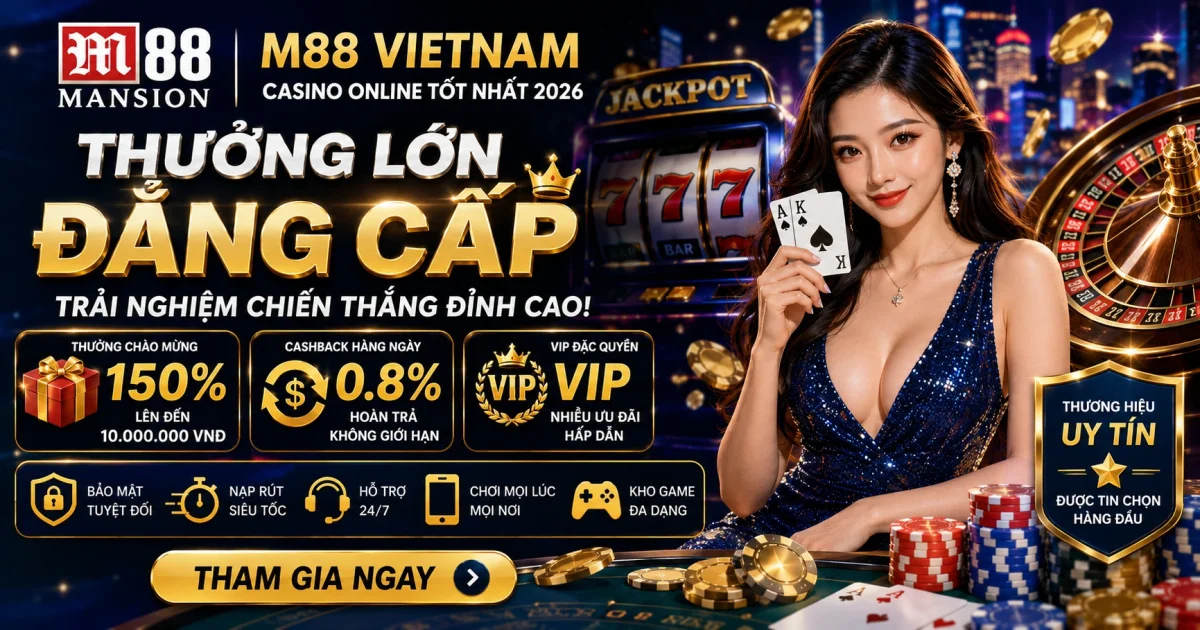 M88 Vietnam: Casino Online Tốt Nhất Thưởng Lớn 2026